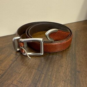 MEN'S DOCKERS‎ LIGHT BROWN GENUINE LEATHER BELT SIZE 45/105cm.